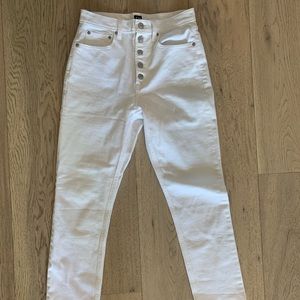 Gap Cigarette white jeans